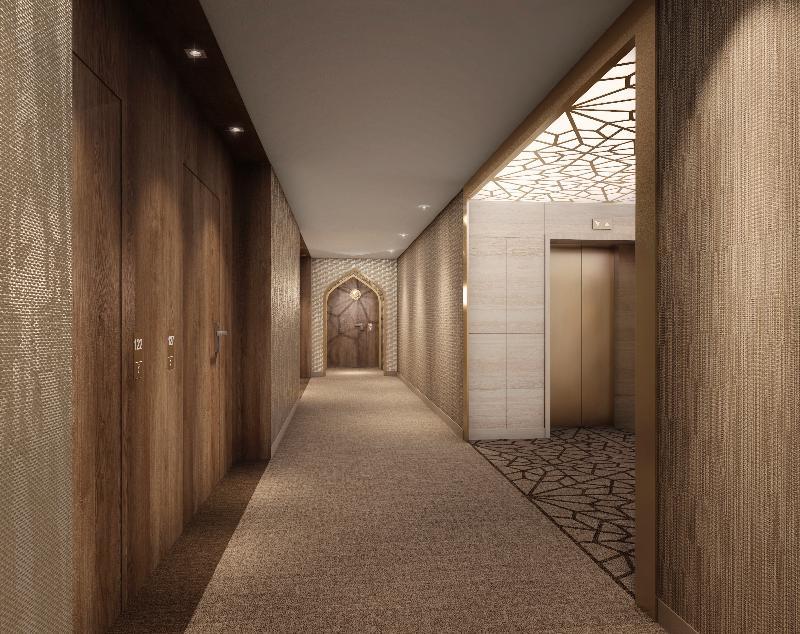 Sheraton Makkah Jabal Al Kaaba Hotel Mekka Kültér fotó A corridor